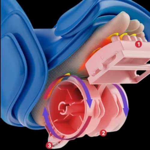 Masażer Stóp Ekskluzywny Premium 4D do Stóp i Nóg z Podgrzewaniem
