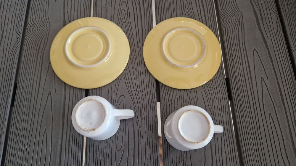 Conjunto 2 chavenas e 2 pires de café