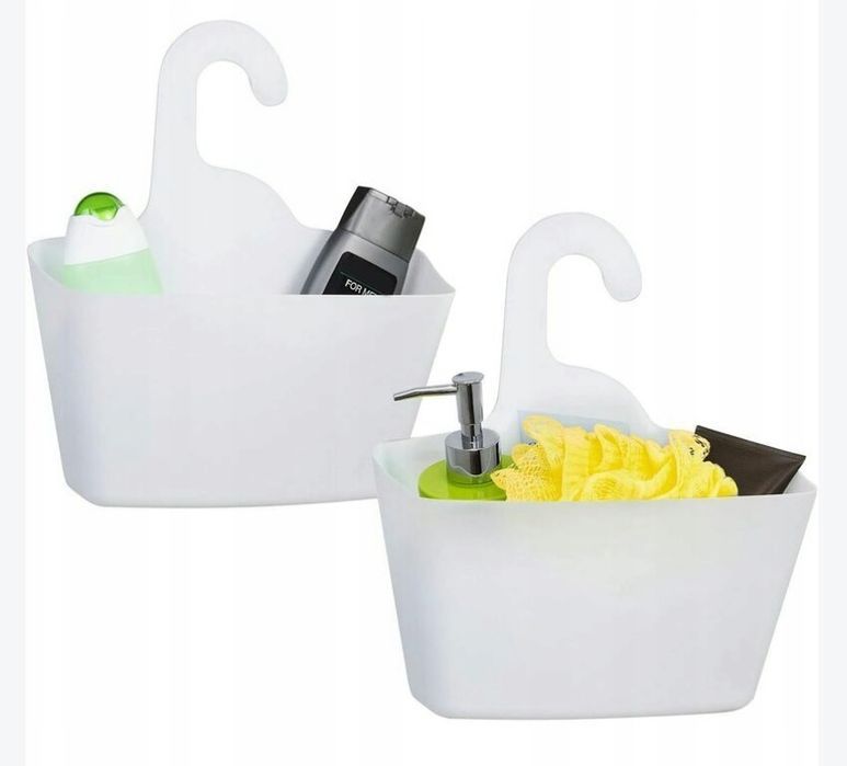 2x Koszyk wielofunkcyjny organizer łazienkowy półka pod prysznic