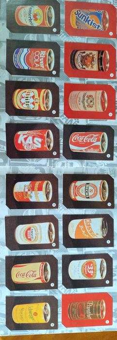 Coleção Completa O Mundo das bebidas calendários da década de 80/90