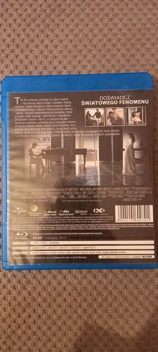 Pięćdziesiąt  twarzy Greya blu-ray