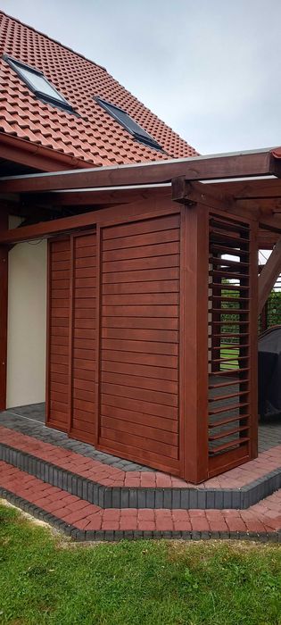 żaluzje ogrodowe zabudowa tarasu