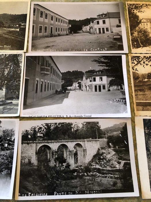 Postais antigos de Caldas da Felgueira, preço por postal