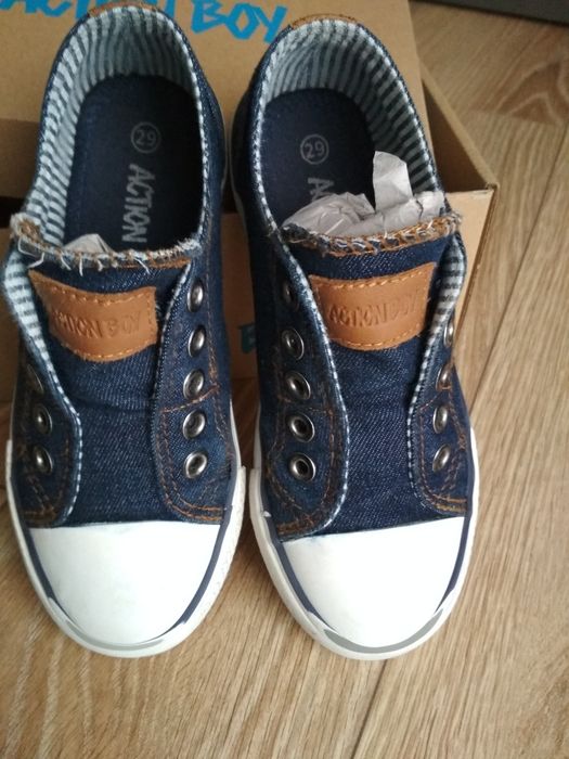 Jak Nowe Wsuwane trampki action boy rozm 29