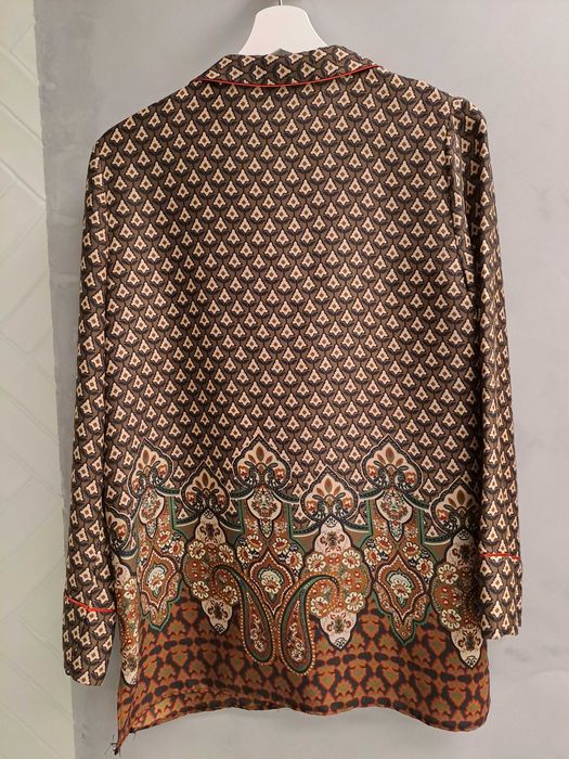 Top Blusa Pijama style Zara