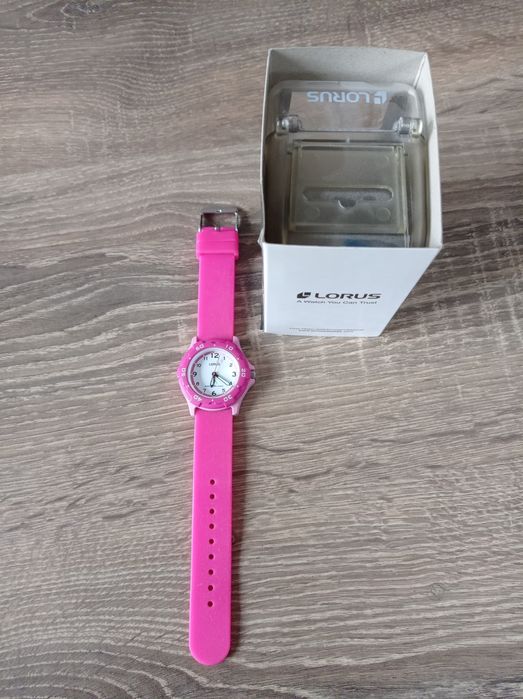 Zegarek dla dziewczynki, różowy Lorus