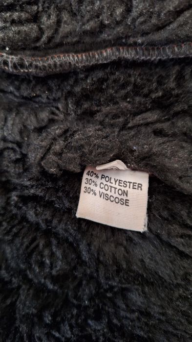 Тепла чоловіча дублянка (темно-сіра / графіт), розмір 56 (3XL)