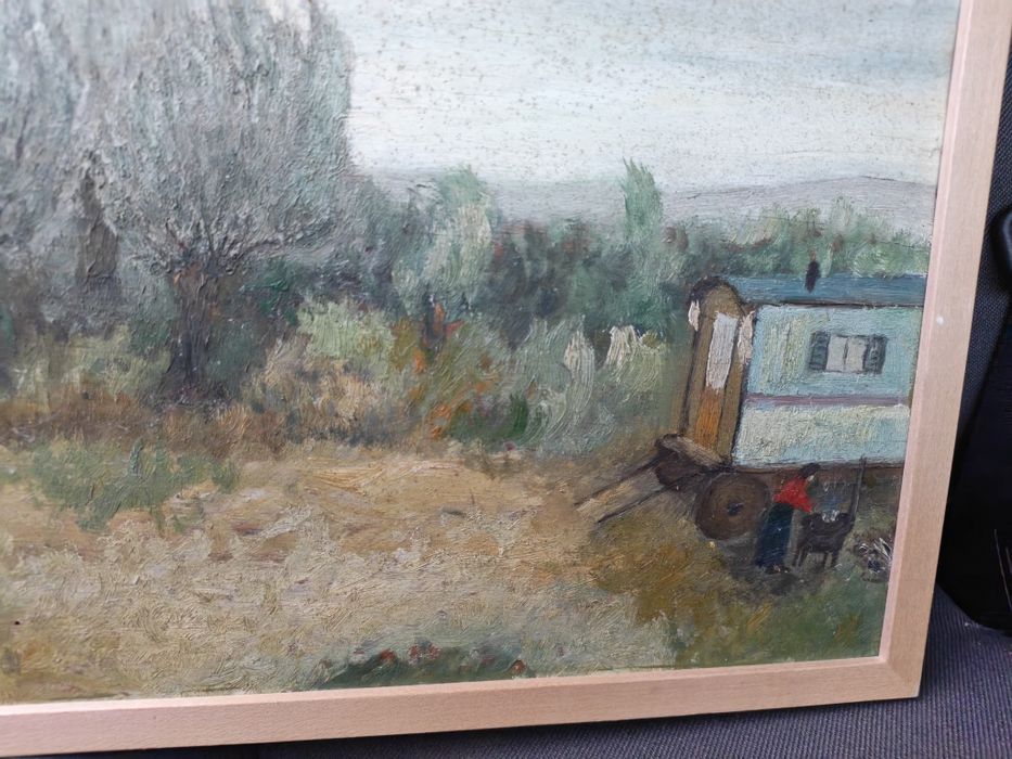 Obraz olej na płycie Francja