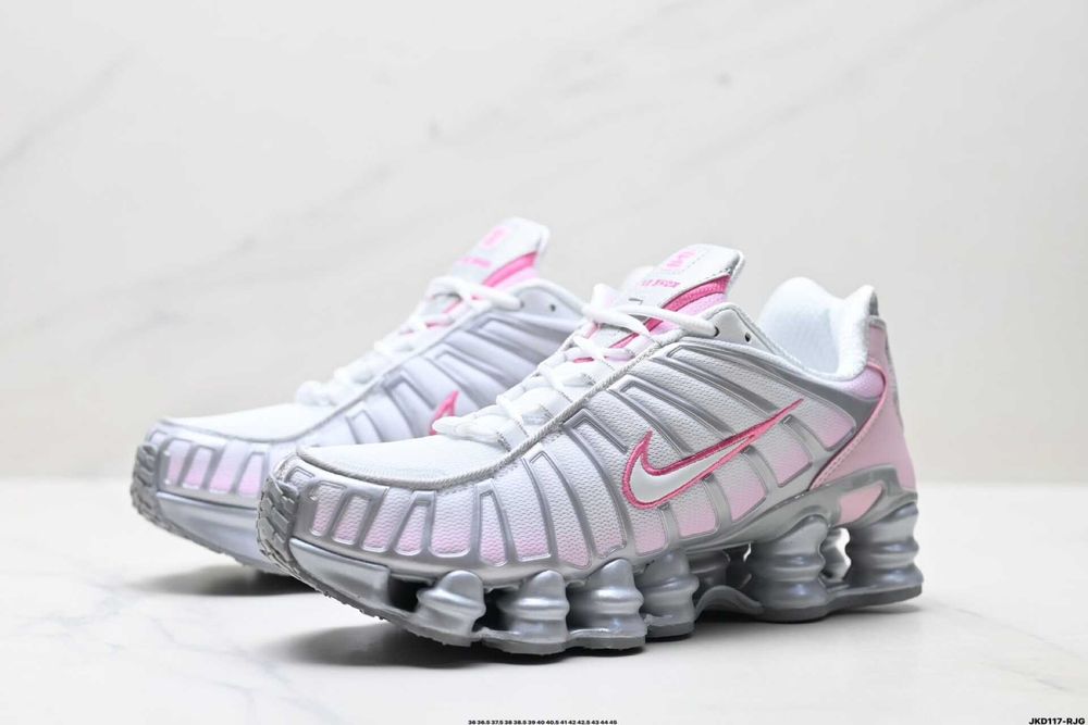 Shox TL Srebrno-różowy 41