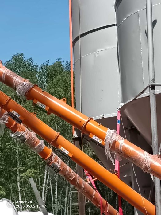 Węzeł betoniarski  podajnik ślimakowy do cementu podajniki ślimakowe