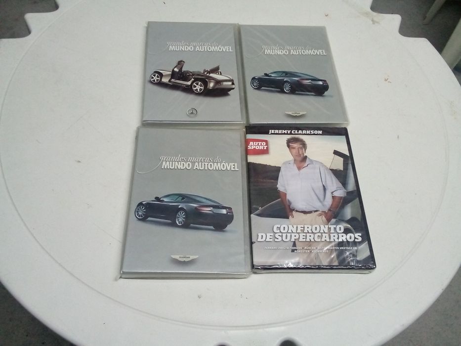4 ) DVD. NOVOS , carros  Grandes marcas do Mundo.para Colecionadores.