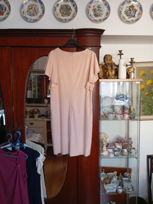 Vestido Com Etiqueta da Mango efeito pele (artificial)