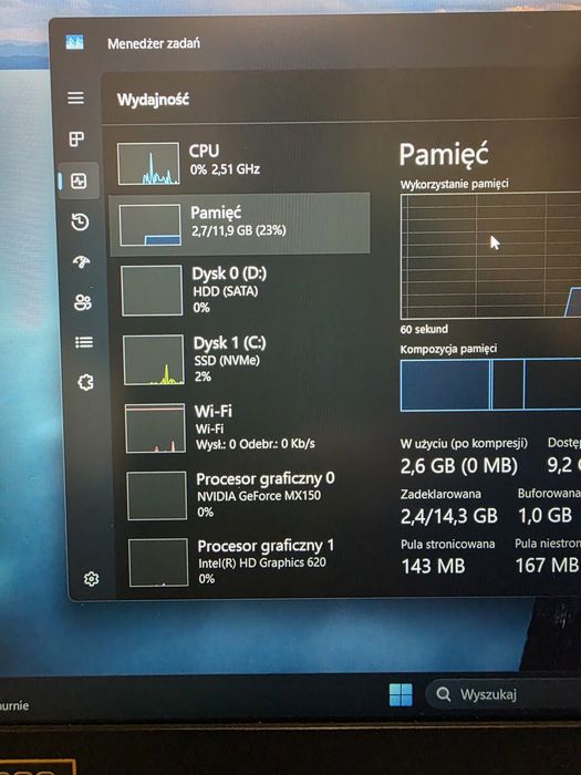 laptop Acer Aspire 5 15,6", Intel Core i5 SSD 250 12GB RAM Win 11