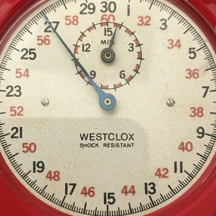 Stoper vintage WESTCLOX Shock Resistant Swiss do naprawy