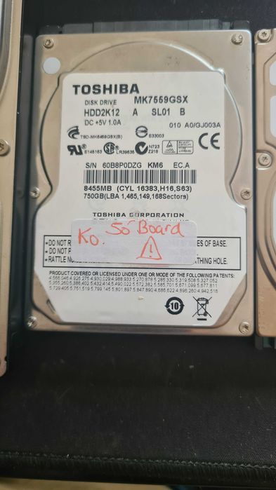 Damaged HDD Drives – Only Circuit Boards Functional64741153039745122