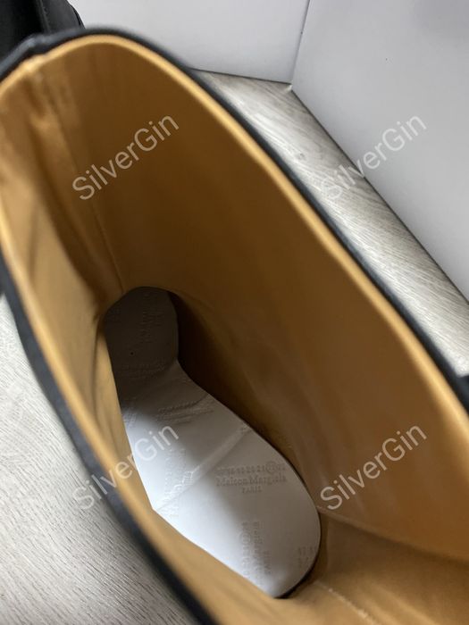 Ботинки Maison Margiela Tabi Чоботи Сапоги шкіряні Maison Margiela
