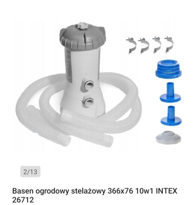 Basen stelażowy do ogrodu