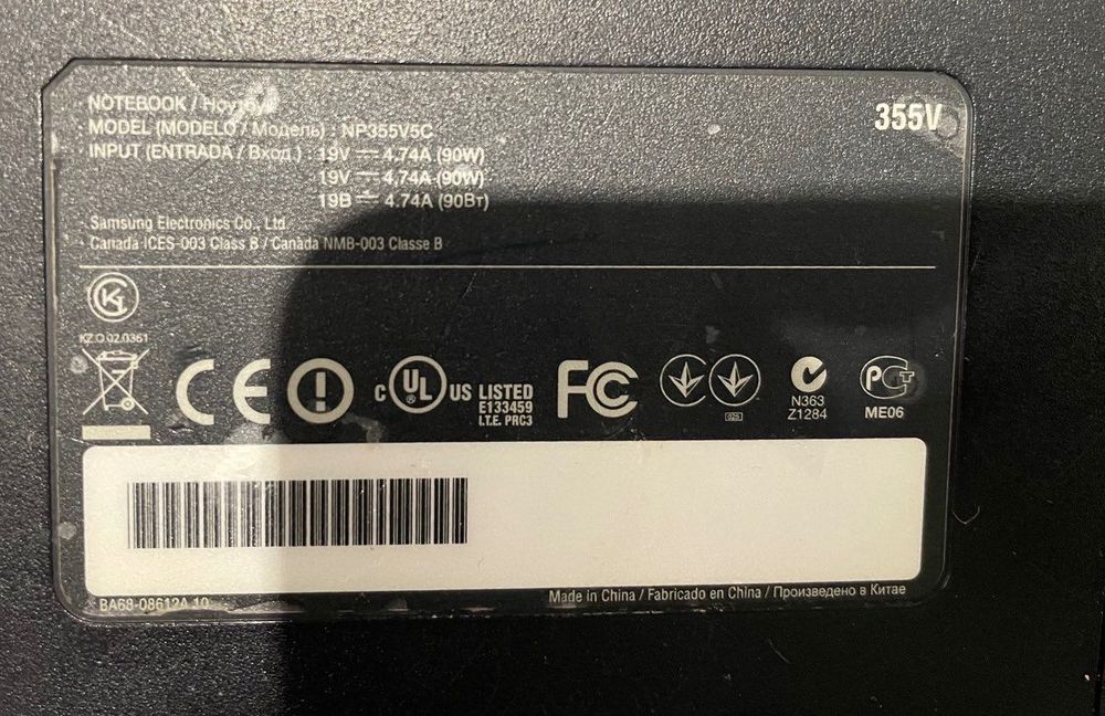 Ноутбук Samsung NP355V5C