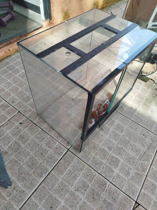 Terrário médio em bom estado