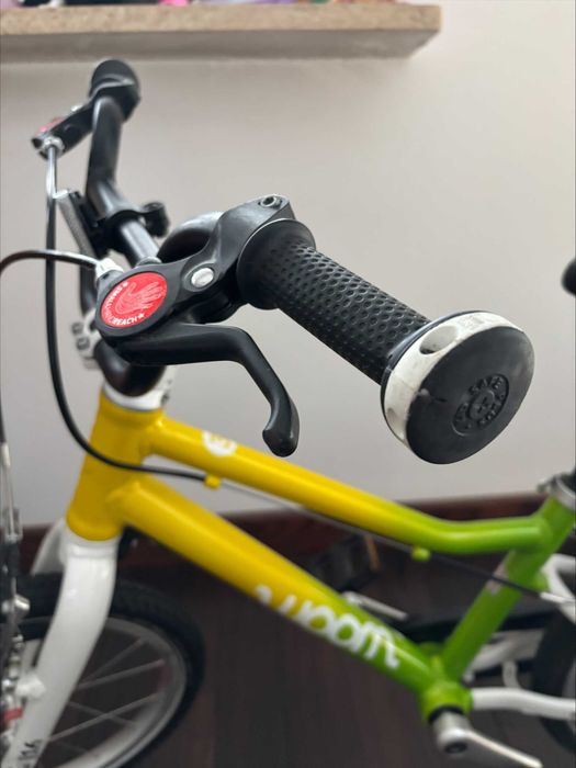 Rowerek Woom 3 - żółto-zielony