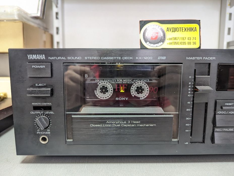 Топовая Yamaha KX-1200. Stereo Cassette Deck. 3 Головы! 2 Тонвала! JAPAN