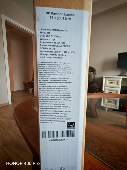 Laptop HP 16" nowy