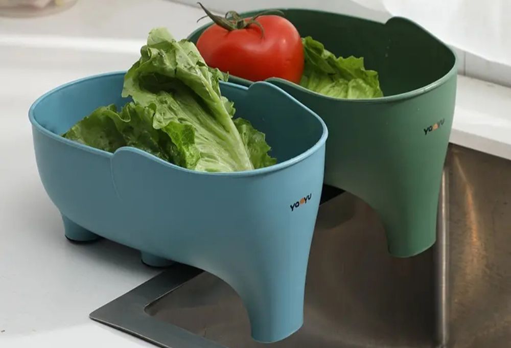 Miska, słoń, durszlak, cedzak