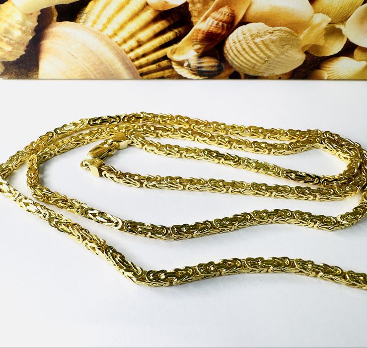 Złoty łancuszek 14k Królewski 60 cm