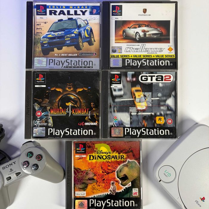 Геймпад Дротовий Sony PlayStation 1 Classic Mini SCPH-1000R Б/У Оригінальний контролер ПС1 Класік USB