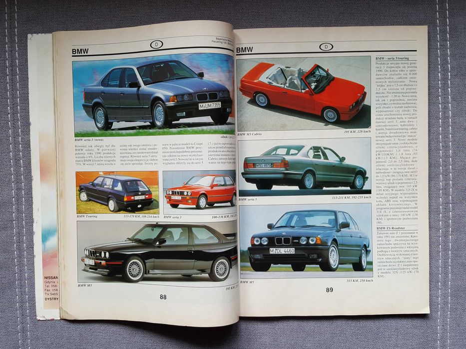 Samochody Świata 1991 - auto katalog Prego :: 1800 samochodów
