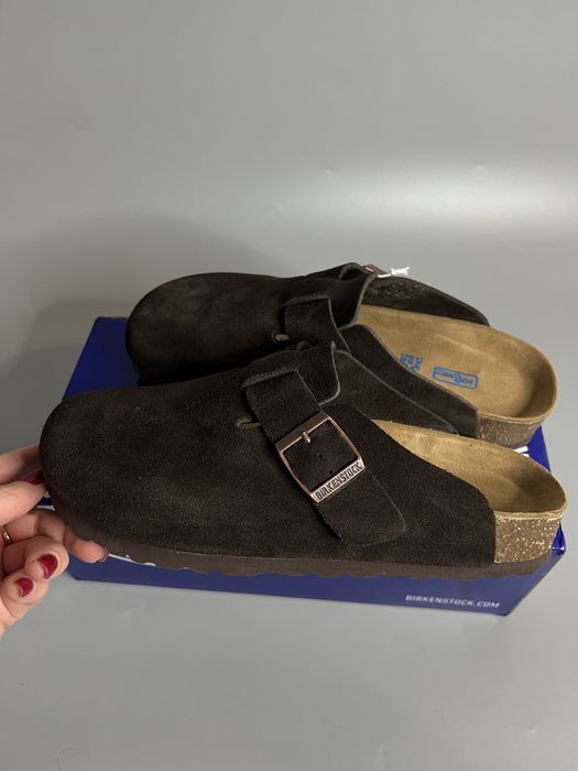 Шльопанці із колекції Birkenstock boston біркеншток, клоги, сабо.