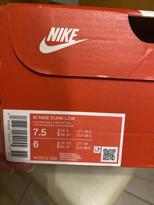 Nike dunk low /38,5 nowe