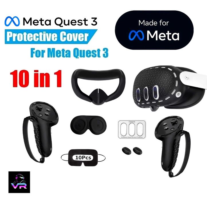 ‼️ Meta Quest 3 набір (10-в-1) захисні чохли, чехлы Oculus Covers