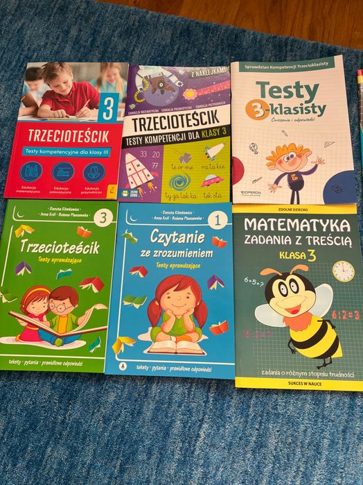 Książki z zadaniami do egzaminu 3 klasy