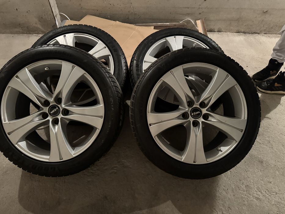 Felga Rial + opony zimowe super stan Good Year 245/45R 18