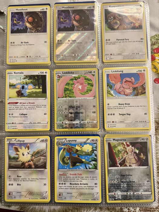 Cartas pokemon varios sets