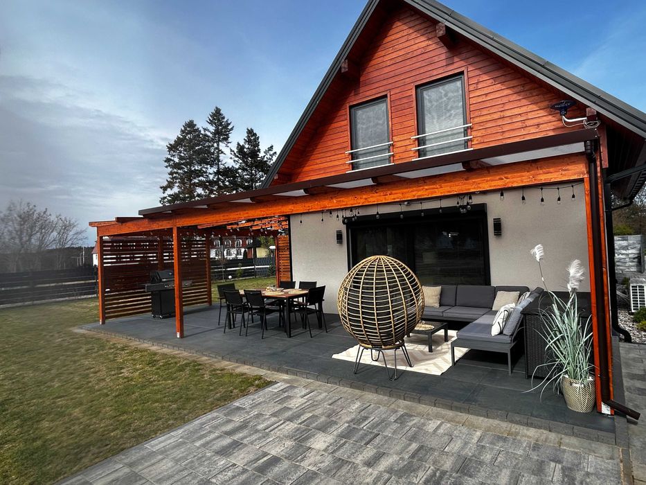 Lake House Lubniewice domek całoroczny z jacuzzi blisko jeziora