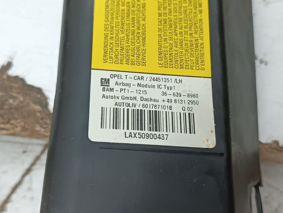 Airbag de cortina direito esquerdo - OPEL ASTRA H GTC (A04) | 05 - 10