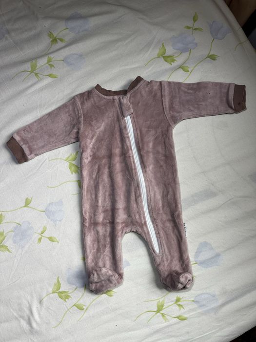 Теплі махрові та флісові чоловічки для новонароджених