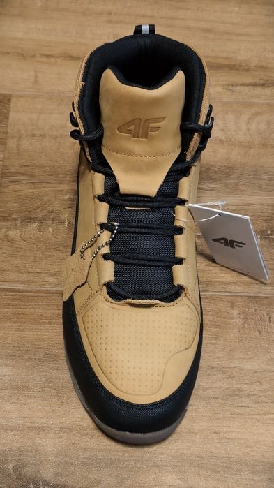 Sneakersy Męskie Skórzane Za Kostkę 4F Rozmiar 45 - 29 cm