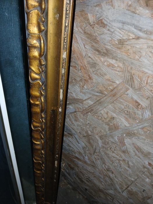 Stara złocona rama 134x66cm