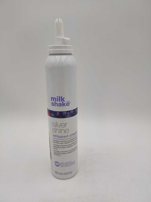 Milk Shake Silver Shine Whipped Cream kremowa odżywka do włosów blond i siwych 200ml neutralizuje żółte tony