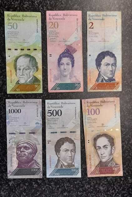 Notas internacionais troco o vende-se