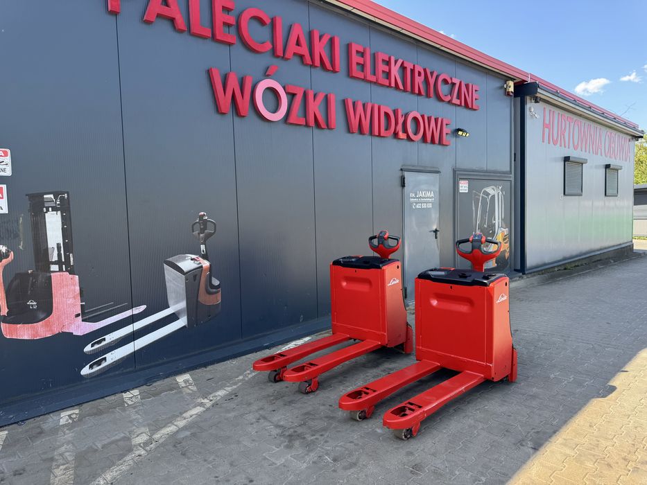 Paleciak elektryczny Linde T 16 z 2013r 1600 kg wózek Linde