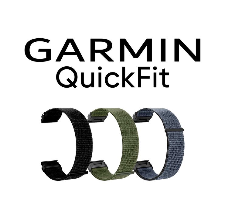 Ремешок для часов Garmin Fenix/Epix QuickFit 20, 22 и 26 мм липучка