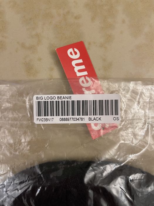 Новая шапка Supreme Big Logo Beanie Оригинал: 3 990 грн