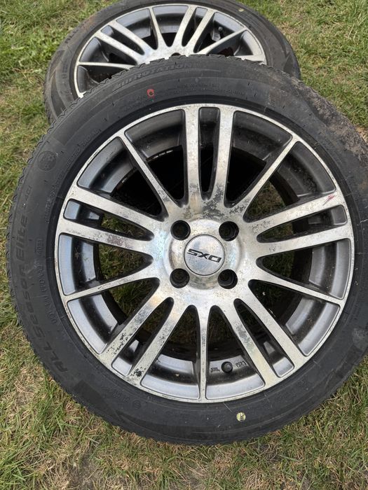 4x alufelgi z oponami całorocznymi wielosezonowe 4x100 r15
