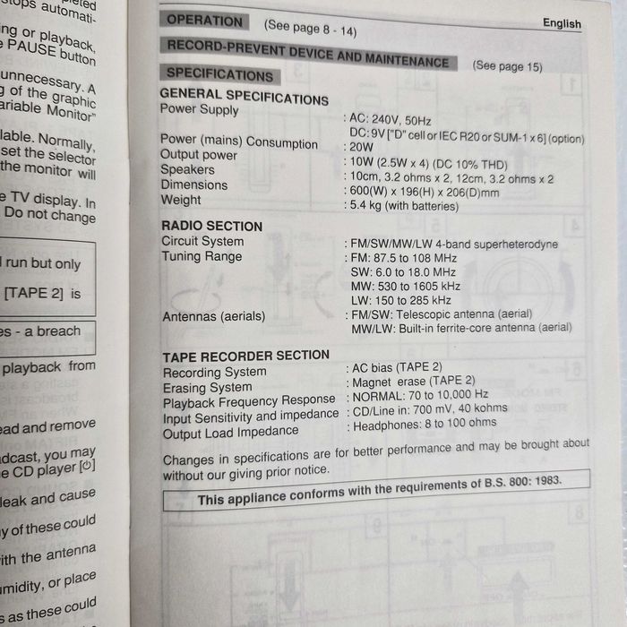 Oryginalna Instrukcja Obsługi Hitachi TRK-3D40E (3D Bass Super Woofer)
