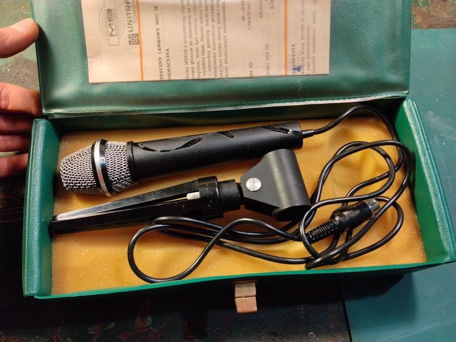 Stary mikrofon UNITRA Tonsil Mdu 26