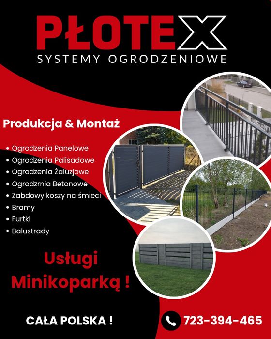 Ogrodzenie Panelowe Palisadowe itp